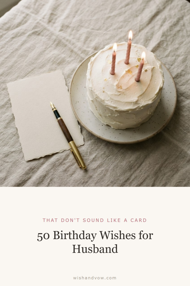 50 Birthday Wishes for Husband That Don’t Sound Like a Greeting Card